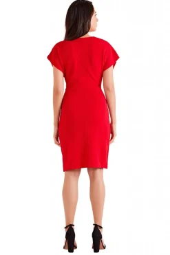 Women Mela London Wrap Front Dress