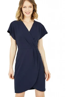 Women Mela London Wrap Front Dress