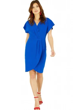 Women Mela London Wrap Front Dress