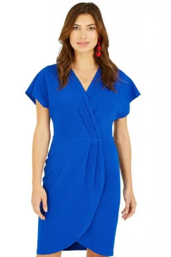 Women Mela London Wrap Front Dress