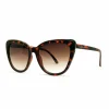 Women RubyRocks 'Roseanne' Cateye Sunglasses In Tort