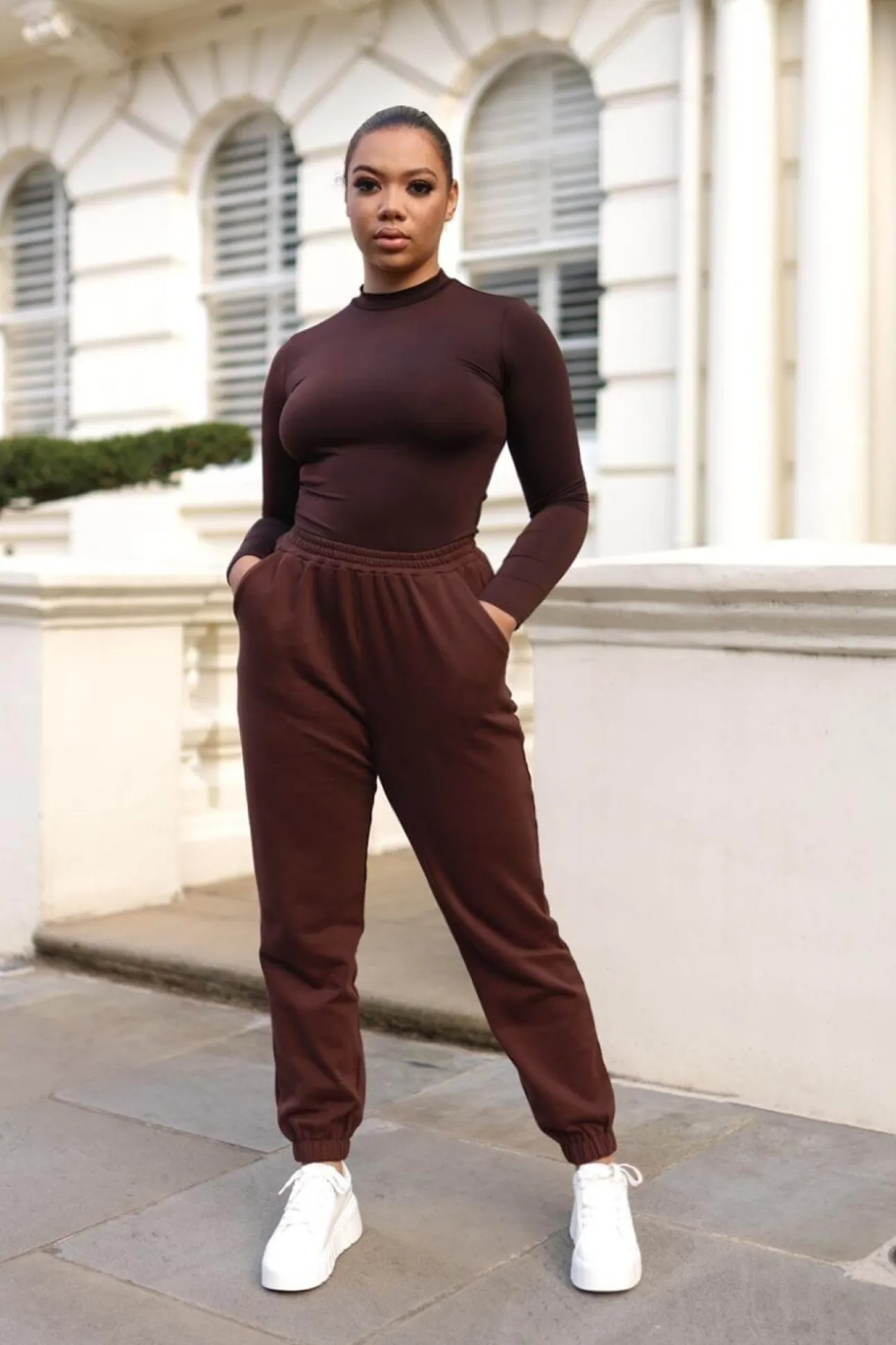 Women SETSOFRAN London Chocolate Joggers For Women