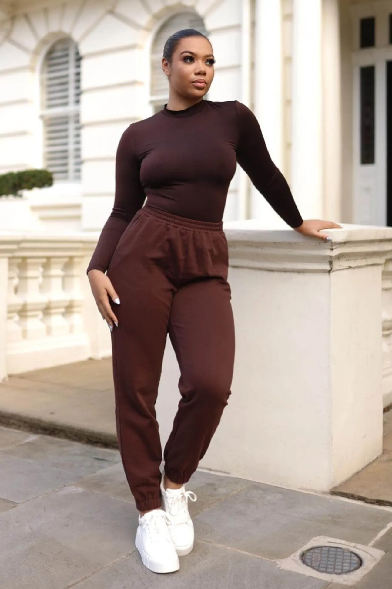 Women SETSOFRAN London Chocolate Joggers For Women