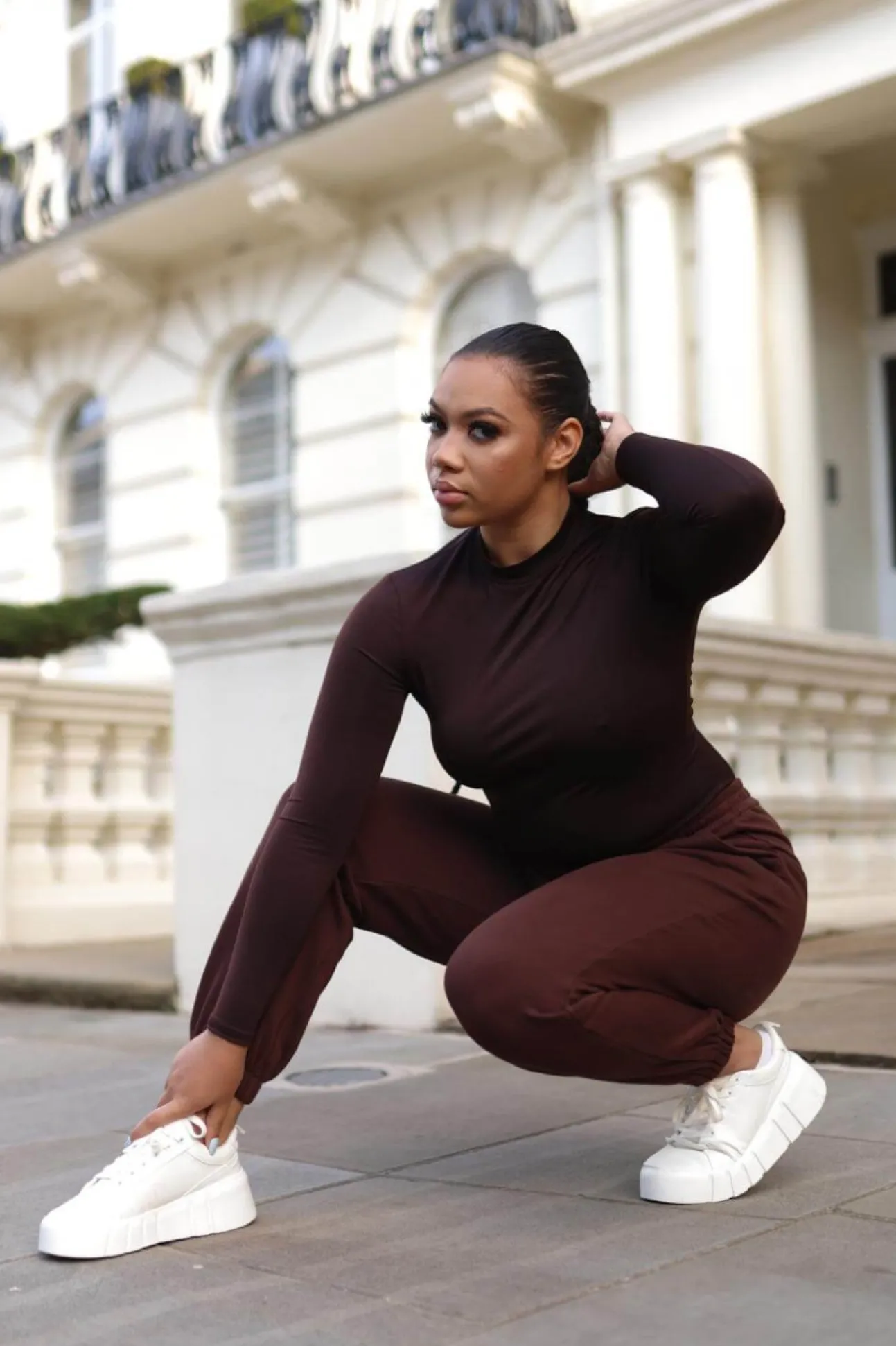 Women SETSOFRAN London Chocolate Joggers For Women
