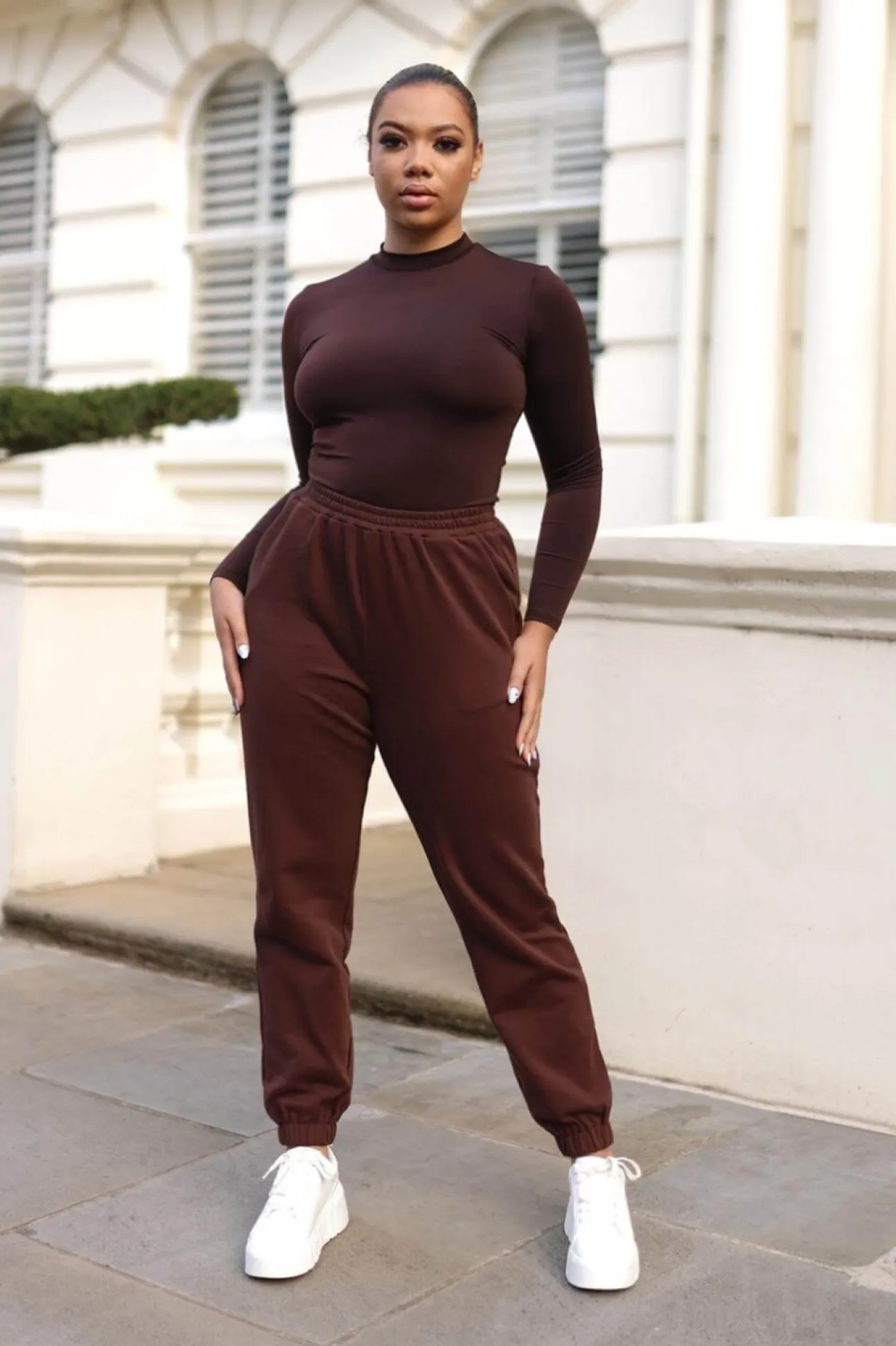 Women SETSOFRAN London Chocolate Joggers For Women