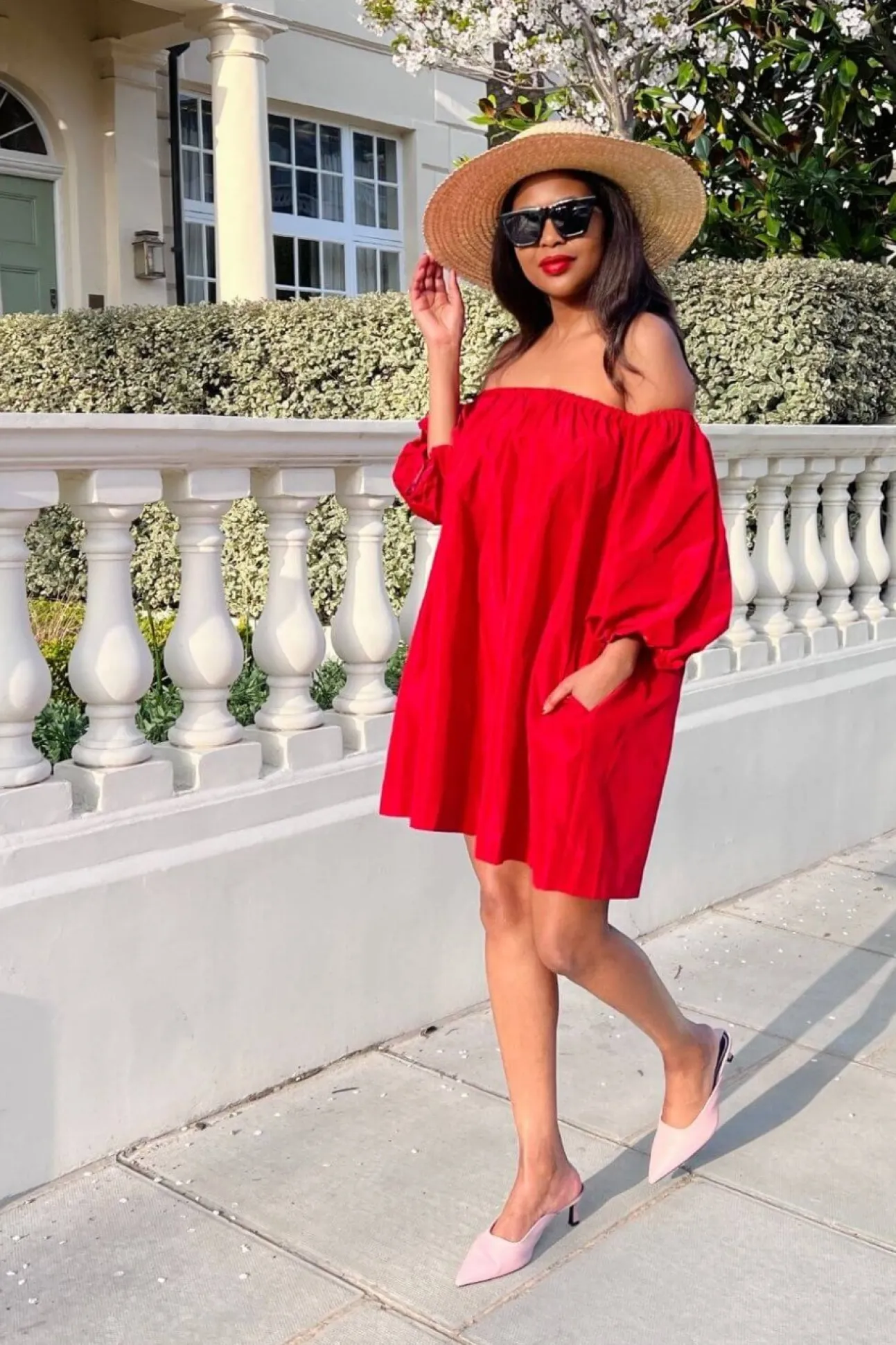 Women SETSOFRAN London Off Shoulder Dress