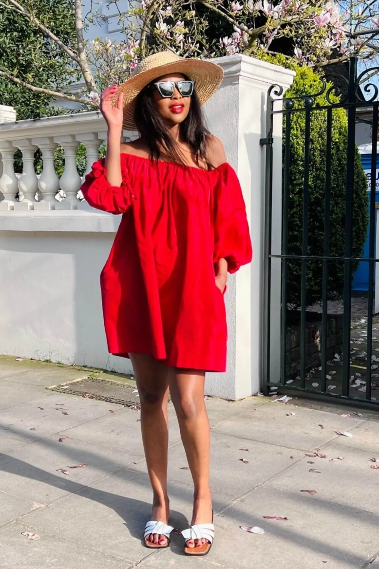 Women SETSOFRAN London Off Shoulder Dress