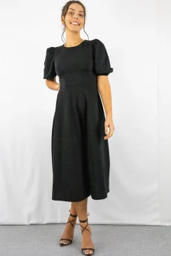 Women Signage Round Neck Mini Dress