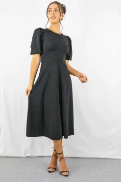 Women Signage Round Neck Mini Dress