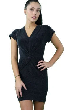 Women Signage Vest Knot Dress