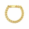Women White Leaf Chain Link Bracelet In