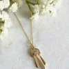 Women Wisteria London Allegra Deco Fan Necklace