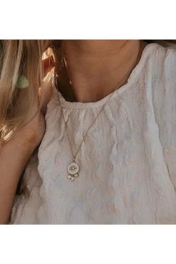 Women Wisteria London Amaya Evil Eye Necklace