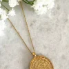 Women Wisteria London Cassia Large Coin Necklace