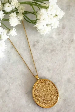 Women Wisteria London Cassia Large Coin Necklace