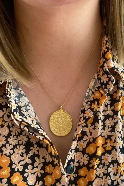 Women Wisteria London Cassia Large Coin Necklace