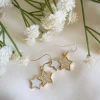 Women Wisteria London Clara Double Star Earrings