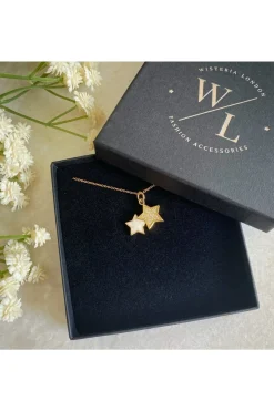 Women Wisteria London Clara Double Star Necklace