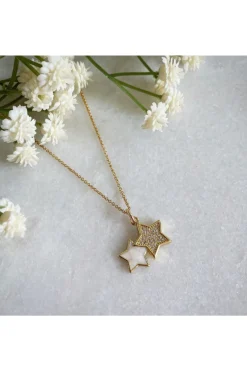 Women Wisteria London Clara Double Star Necklace