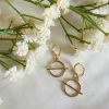 Women Wisteria London Cora Mini Circle Huggie Hoop Earrings