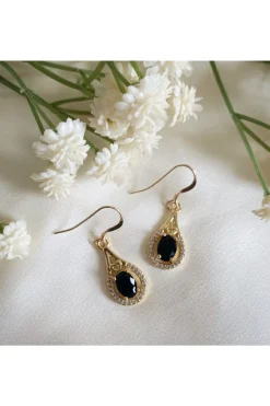 Women Wisteria London Esmeralda Teardrop Earrings