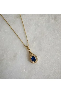 Women Wisteria London Esmeralda Teardrop Necklace