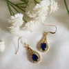 Women Wisteria London Esmeralda Teardrop Earrings