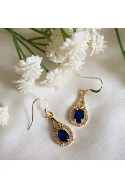 Women Wisteria London Esmeralda Teardrop Earrings