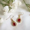Women Wisteria London Esmeralda Teardrop Earrings