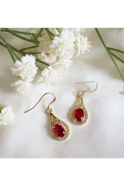 Women Wisteria London Esmeralda Teardrop Earrings