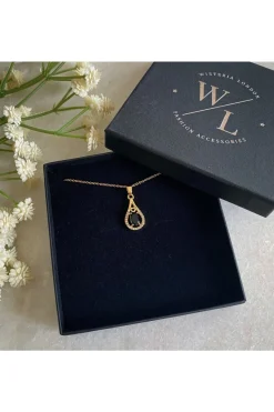 Women Wisteria London Esmeralda Teardrop Necklace