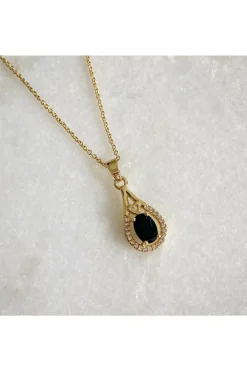 Women Wisteria London Esmeralda Teardrop Necklace