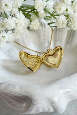 Women Wisteria London Florence Filigree Heart Locket