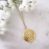 Women Wisteria London Flower Of Life Necklace