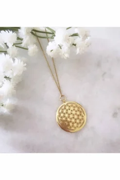 Women Wisteria London Flower Of Life Necklace