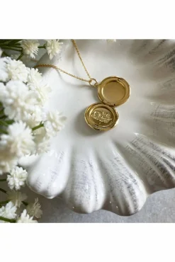 Women Wisteria London Maria Flower Locket