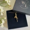 Women Wisteria London Mirabelle Cz Bow Necklace