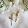 Women Wisteria London Mirabelle Cz Bow Earrings