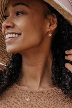 Women Wisteria London Moana Sea Turtle Huggie Hoop Earrings