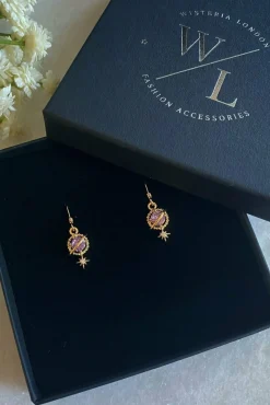 Women Wisteria London Orion Planet And Star Earrings