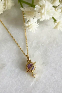 Women Wisteria London Orion Planet And Star Necklace