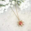Women Wisteria London Solange Sunburst Necklace