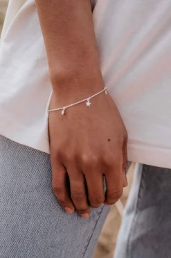 Women Wisteria London Sterling Mini Star Bracelet