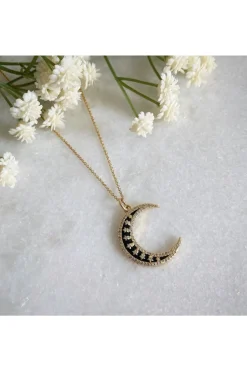 Women Wisteria London Twilight Moon Cz Necklace
