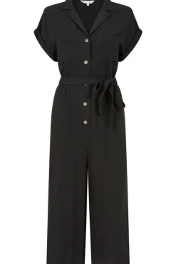 Women Yumi Button Up Linen Jumpsuit