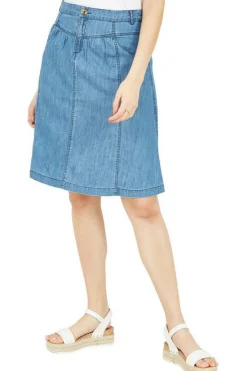 Women Yumi Chambray Skirt