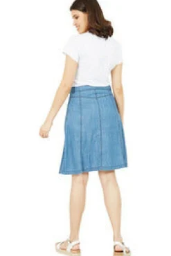 Women Yumi Chambray Skirt