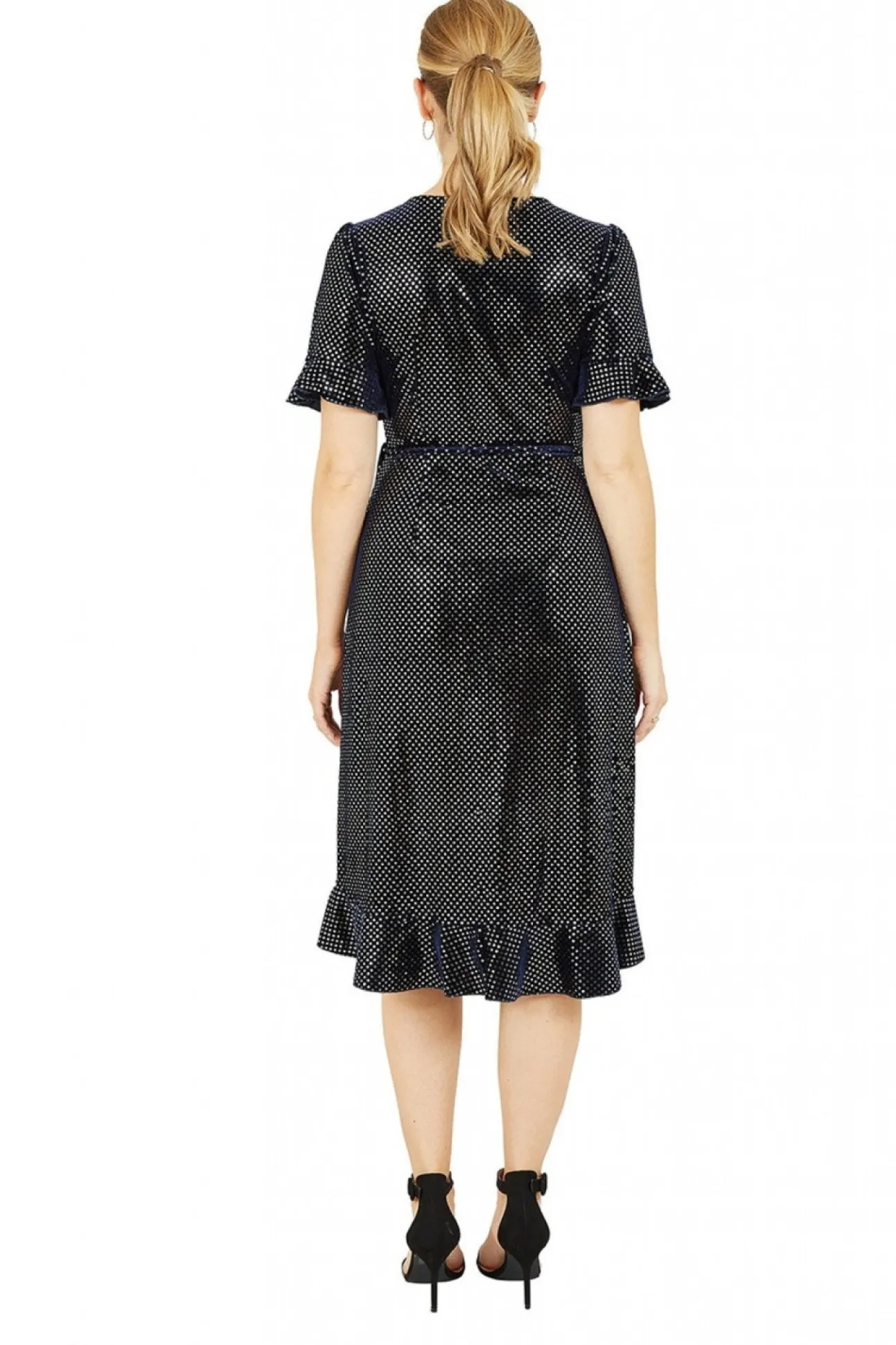 Women Yumi Diamante Wrap Dress