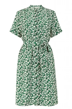Women Yumi Ditsy Print Shirt Collar Dress
