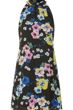 Women Yumi Floral Halter Neck Mini Dress